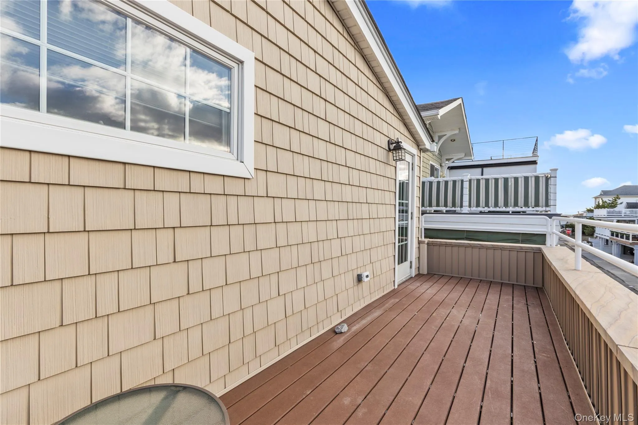 View of wooden terrace View of wooden terrace