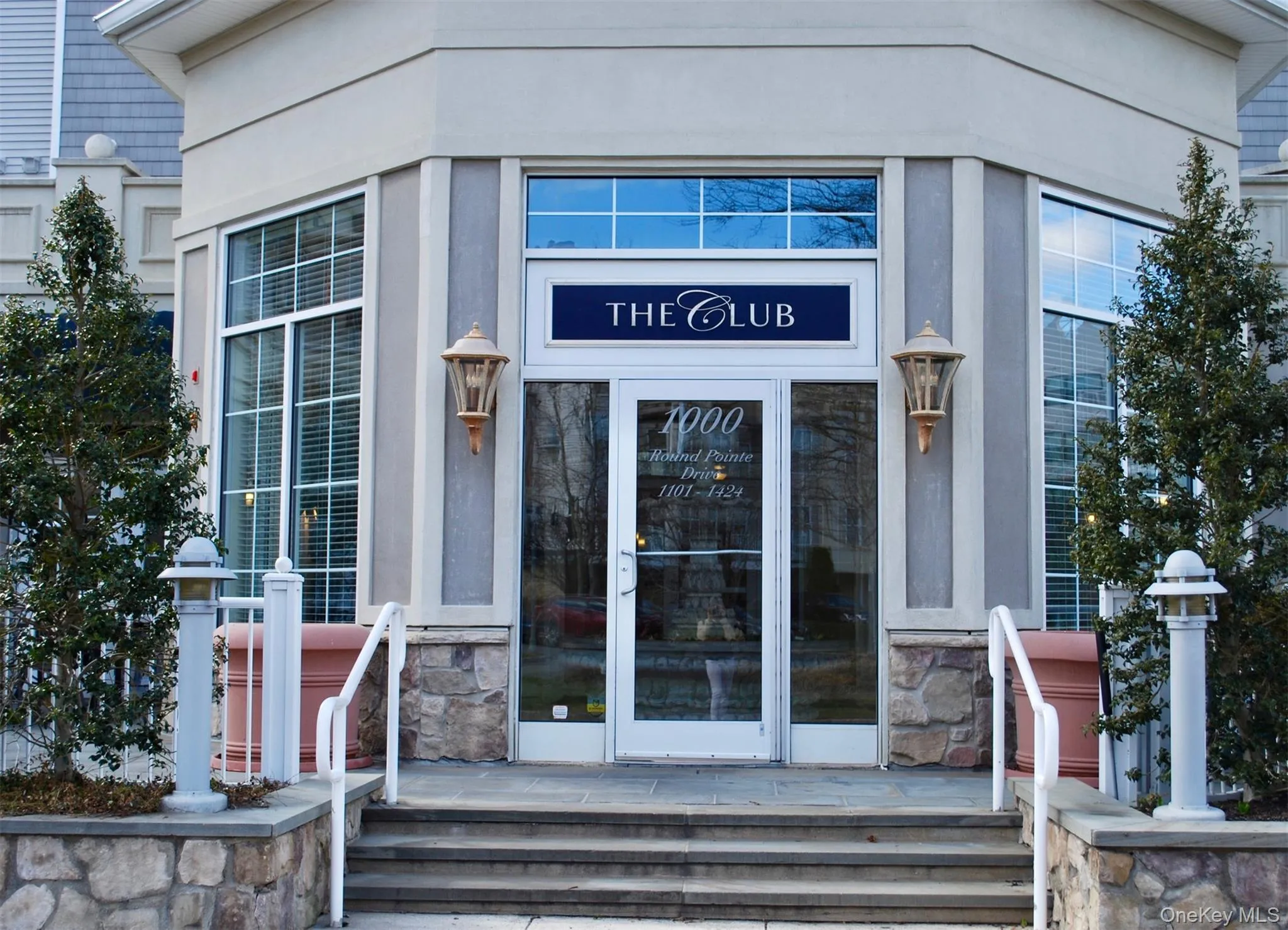Doorway to property with stone siding Doorway to property with stone siding