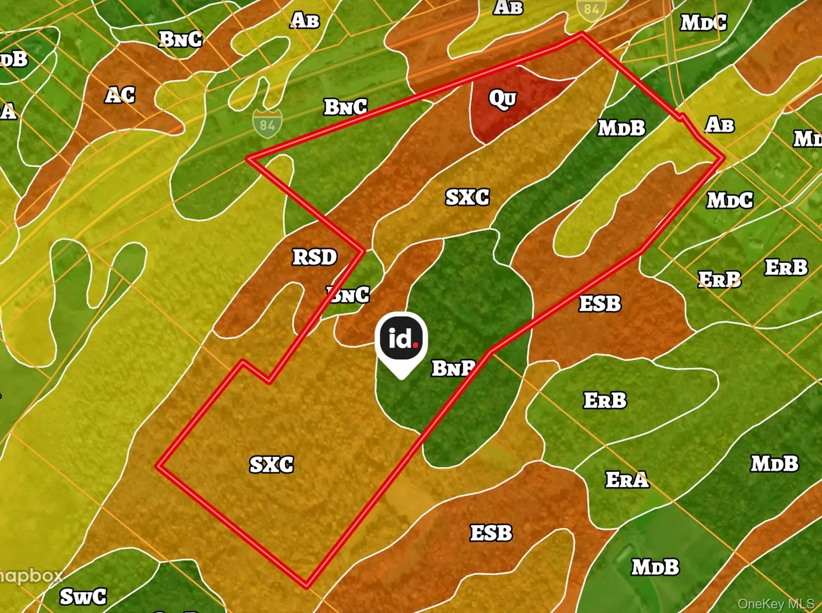 Shows good soils Shows good soils