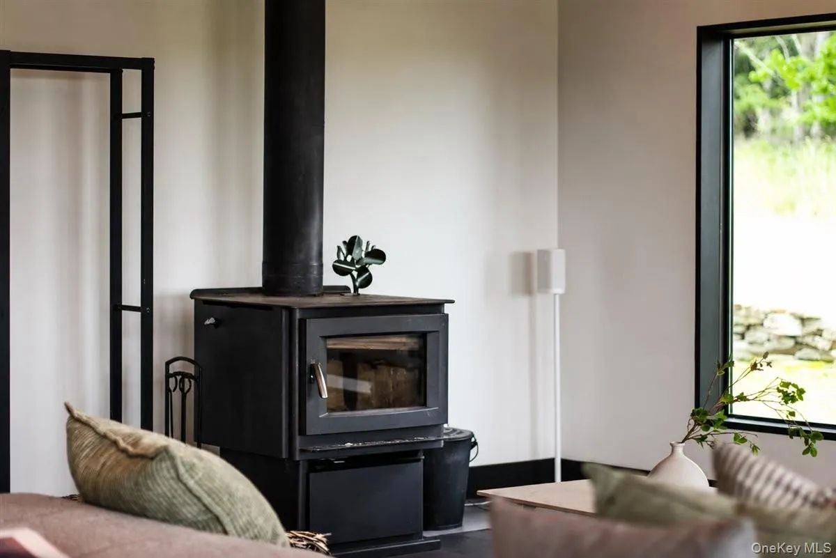 Wood burning stove in the Living Room Wood burning stove in the Living Room