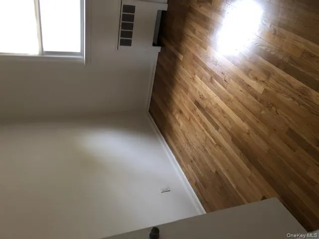 Spare room with radiator and light wood-style floors Spare room with radiator and light wood-style floors