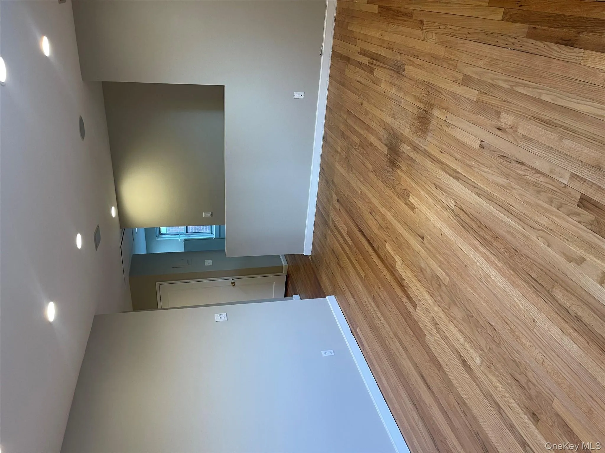 Spare room with recessed lighting and light wood-style flooring Spare room with recessed lighting and light wood-style flooring