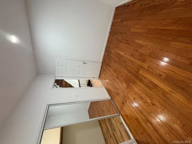 Bedroom with walk in closet Bedroom with walk in closet