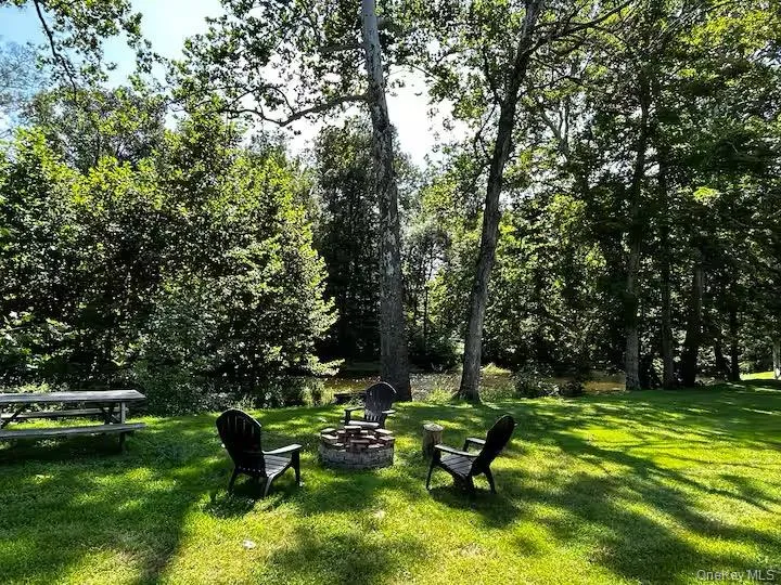Enjoy the fire pit by the creek Enjoy the fire pit by the creek