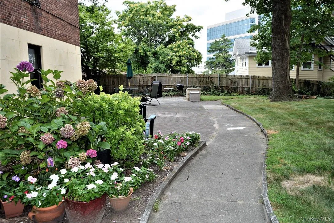 Beautiful maintained property with flowering plants Beautiful maintained property with flowering plants