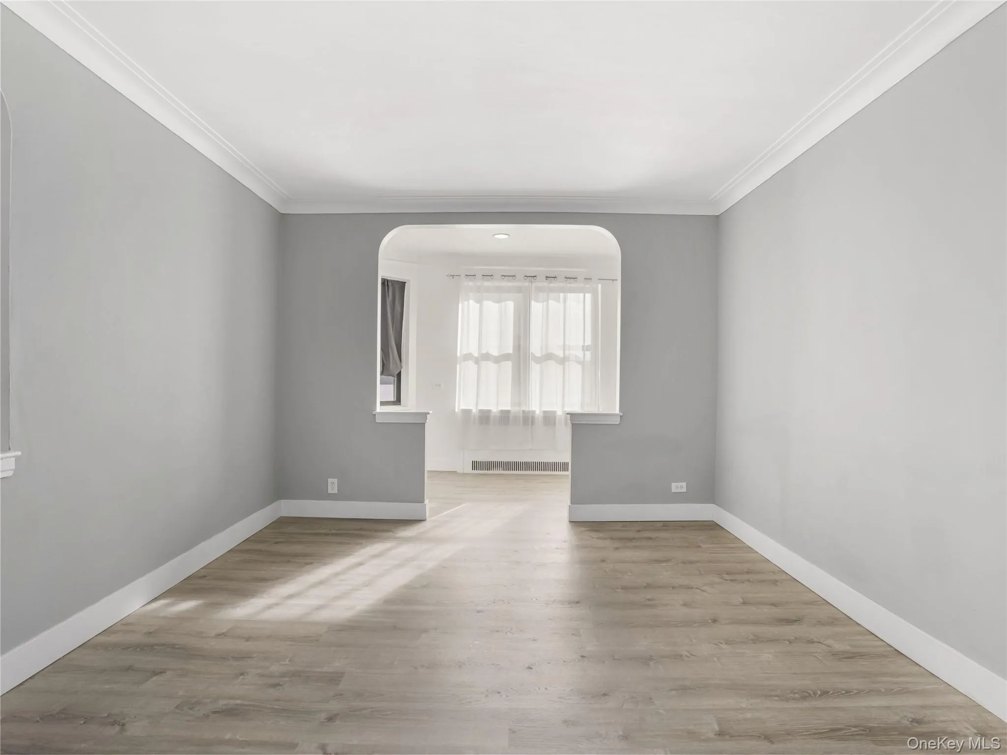 Living room is open to the dining area Living room is open to the dining area