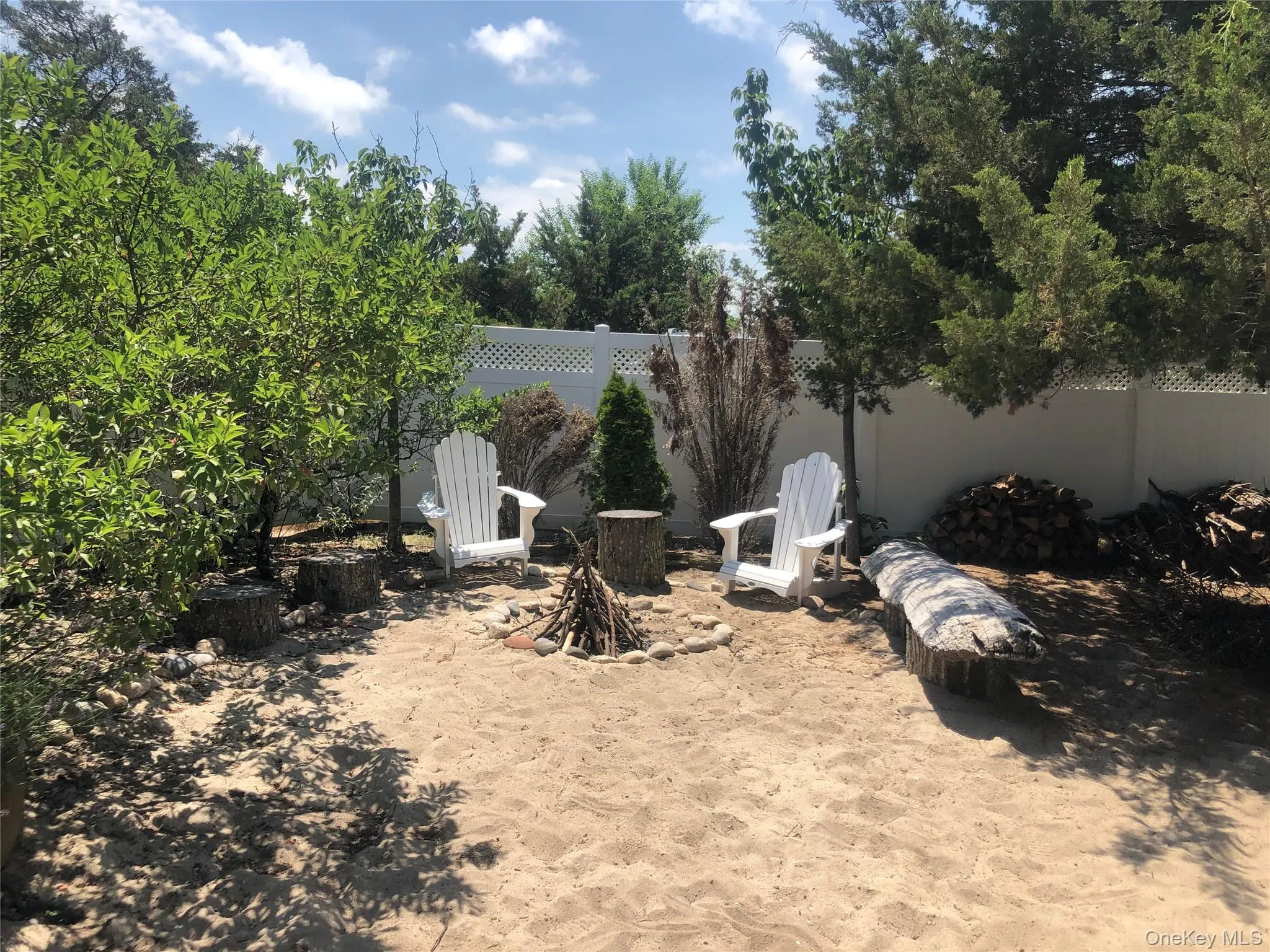 View of fenced backyard View of fenced backyard