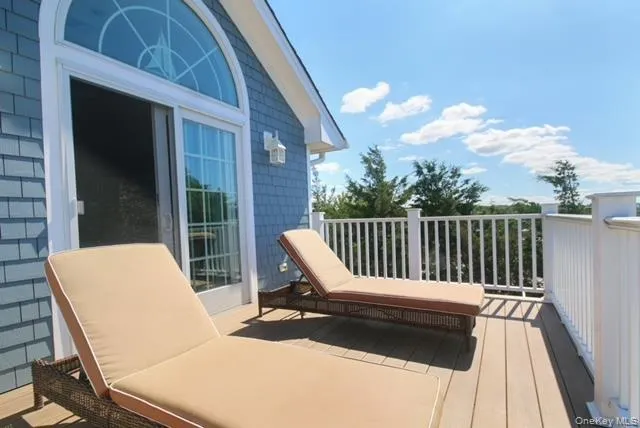 View of wooden terrace View of wooden terrace