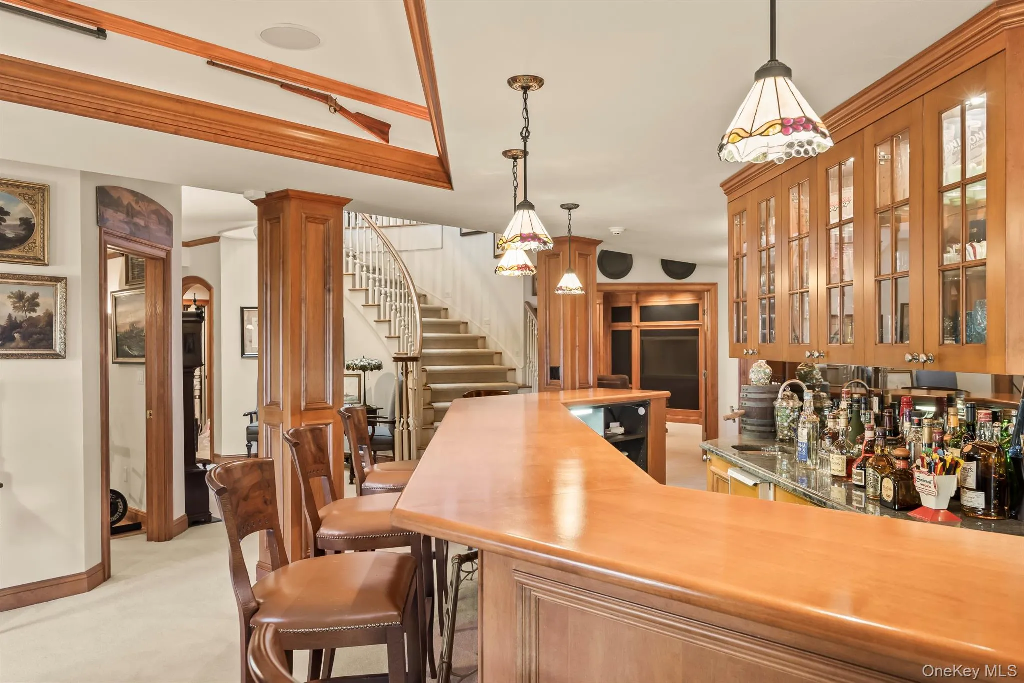 Custom fully-equipped wet-bar Custom fully-equipped wet-bar