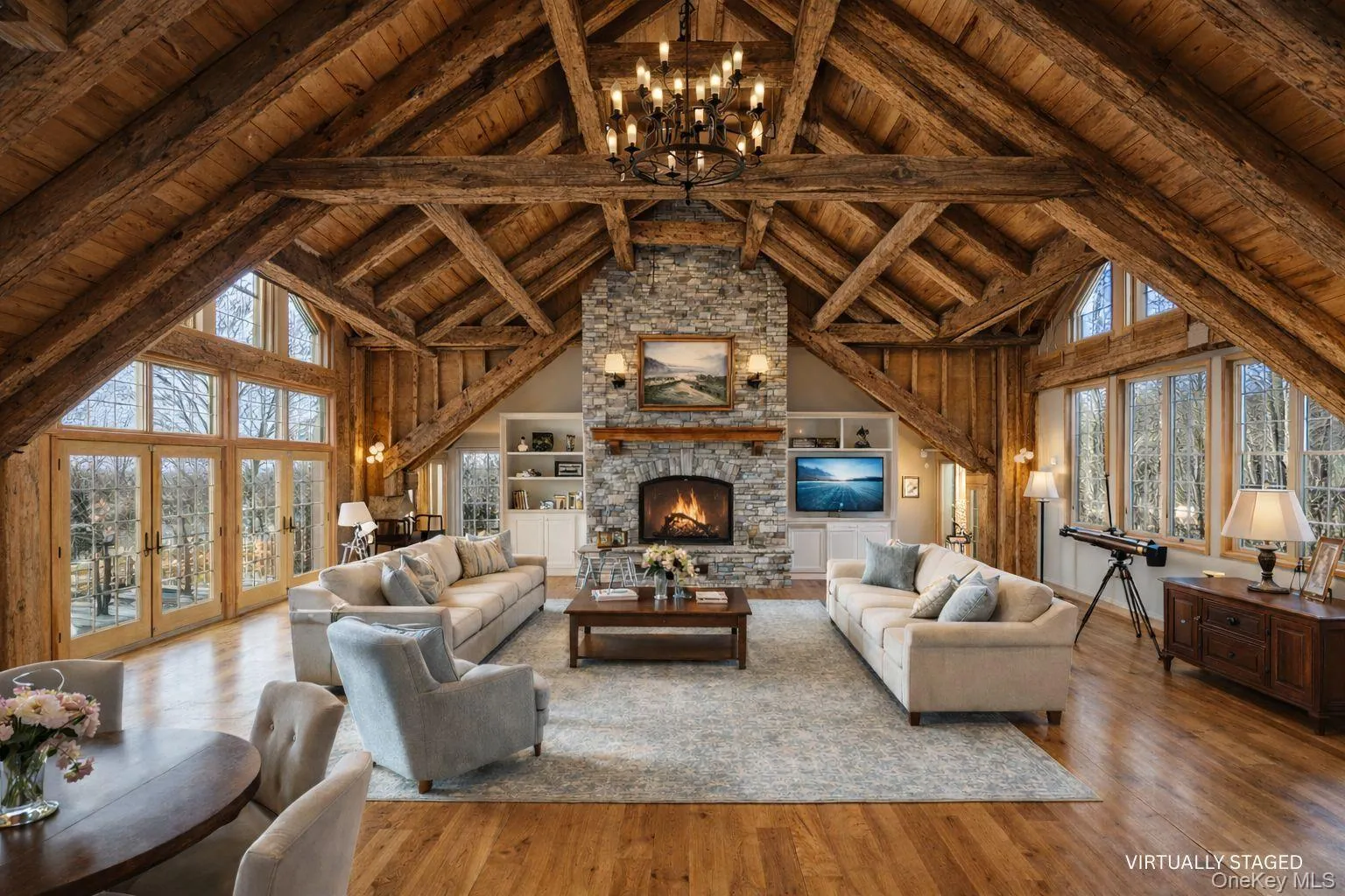 Virtually staged rendering of Carriage barn Virtually staged rendering of Carriage barn