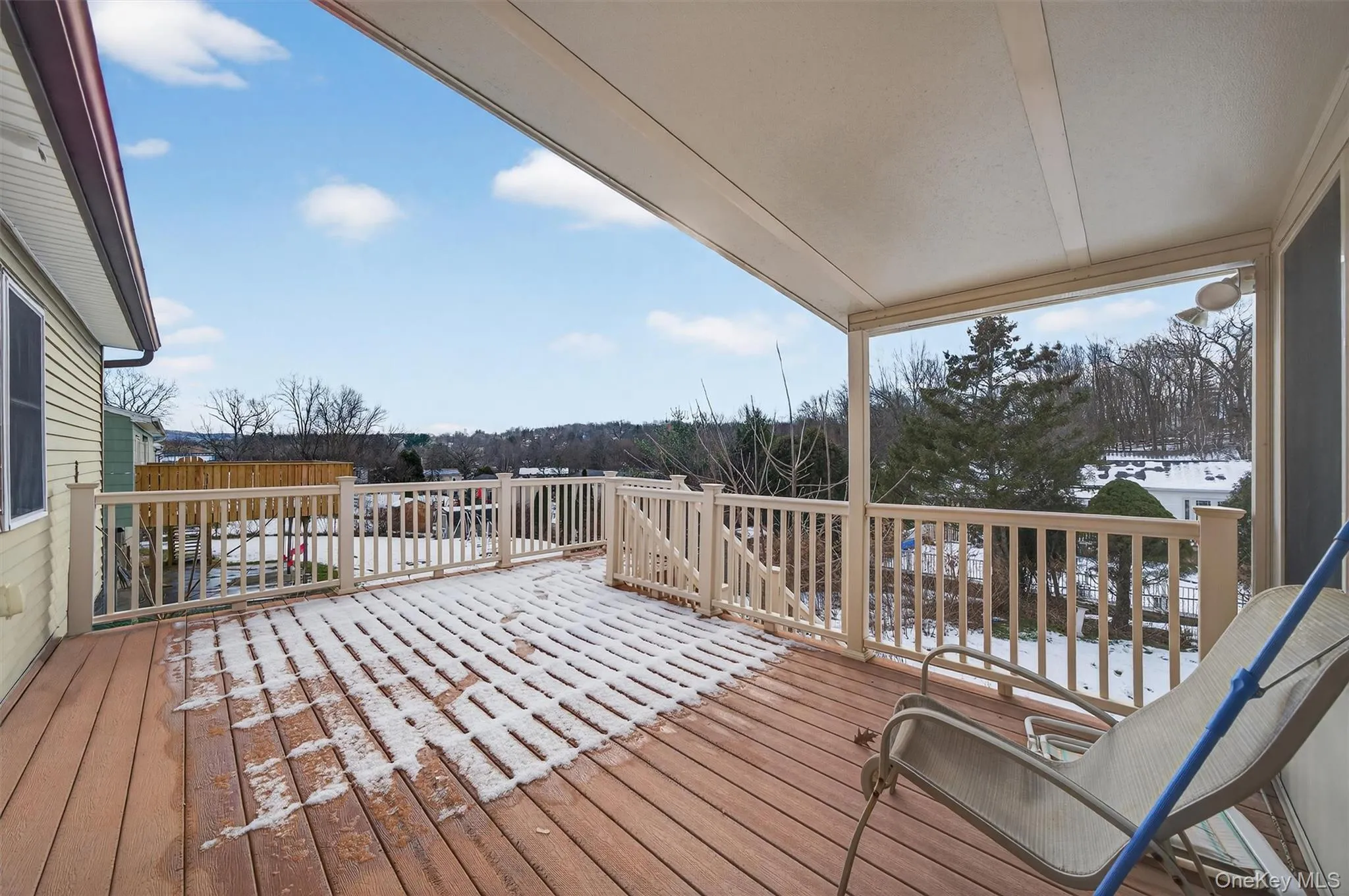 View of wooden terrace View of wooden terrace