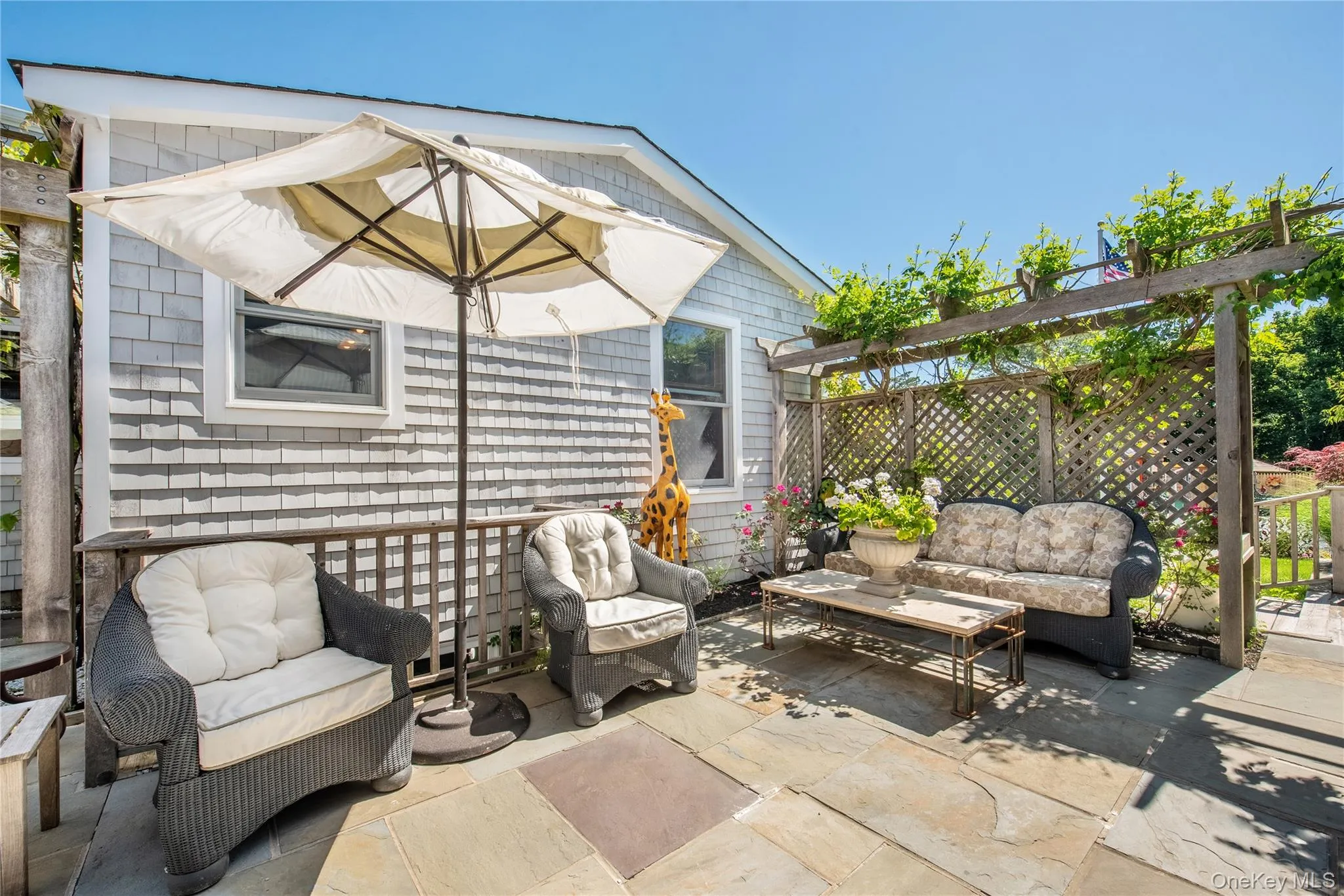 View of patio with an outdoor living space View of patio with an outdoor living space