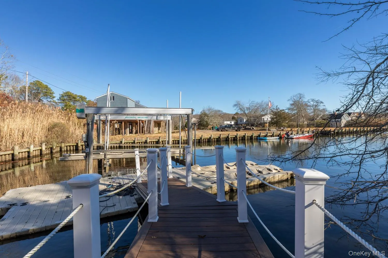 Dock with a water view Dock with a water view