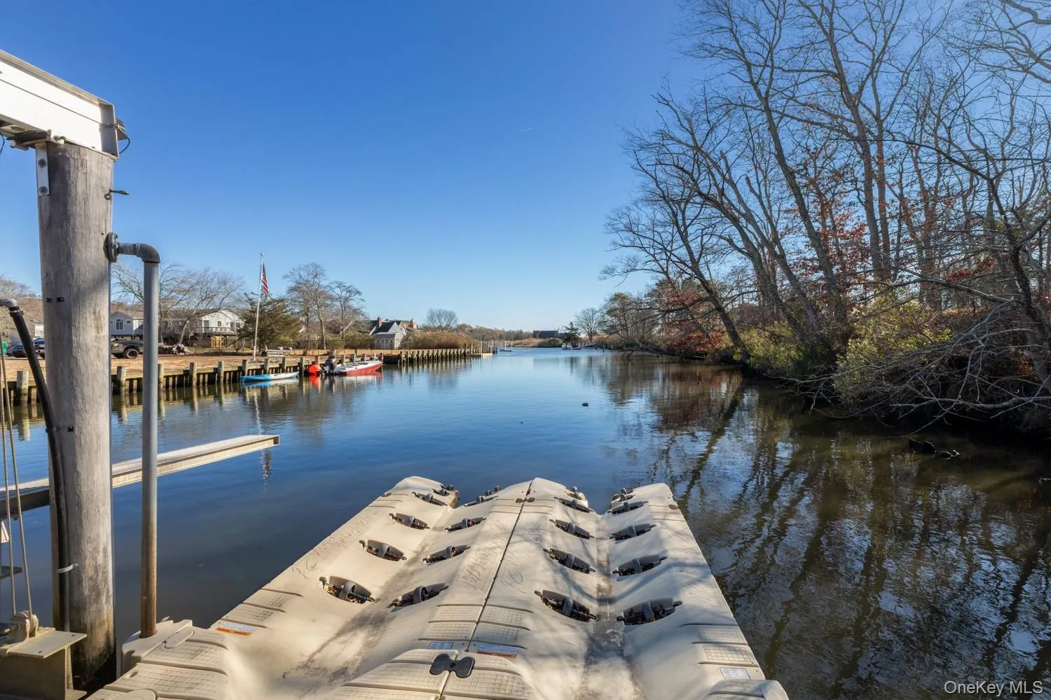 Dock area with a water view Dock area with a water view