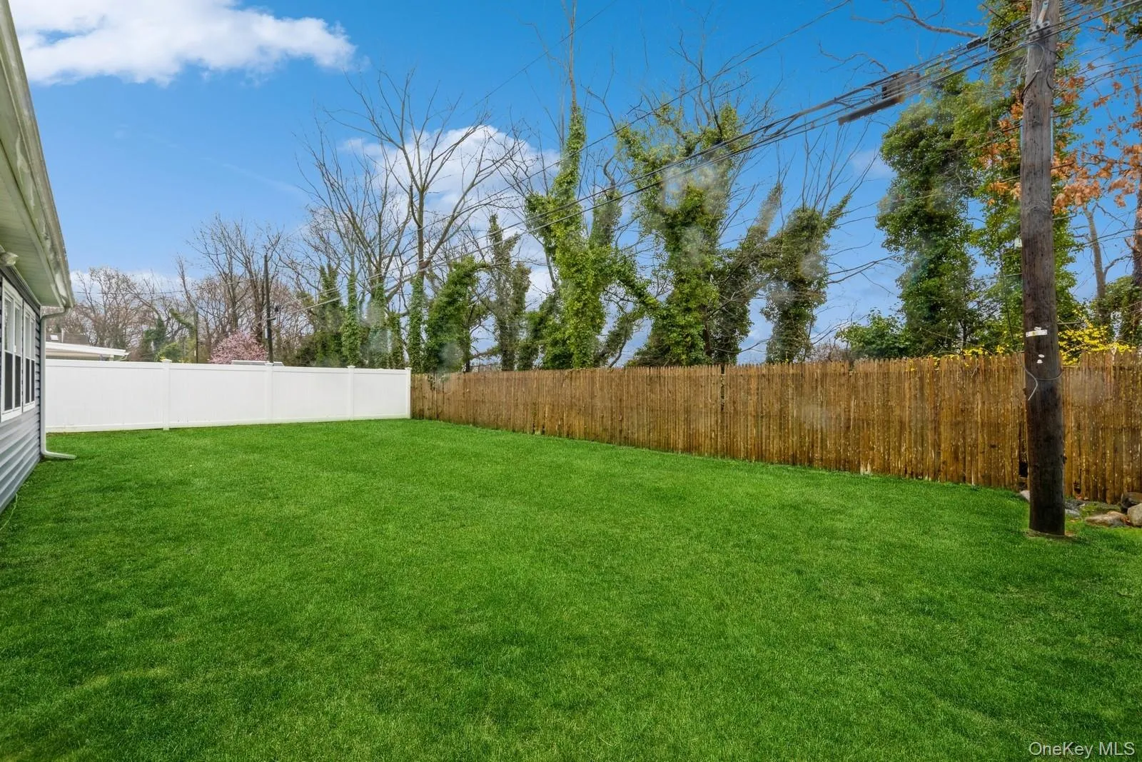 View of fenced backyard View of fenced backyard