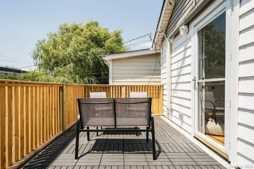 View of wooden deck View of wooden deck