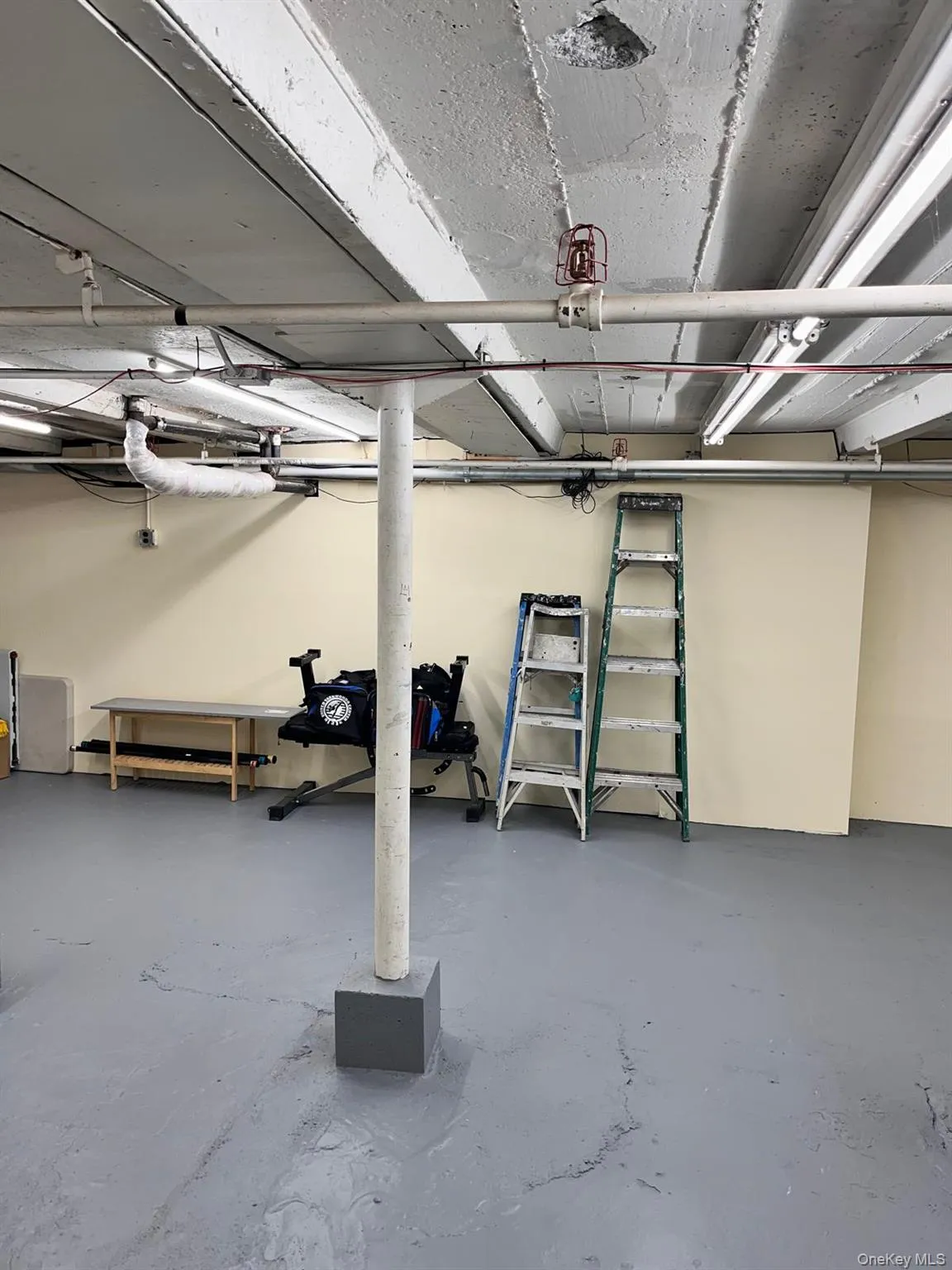 View of unfinished basement View of unfinished basement