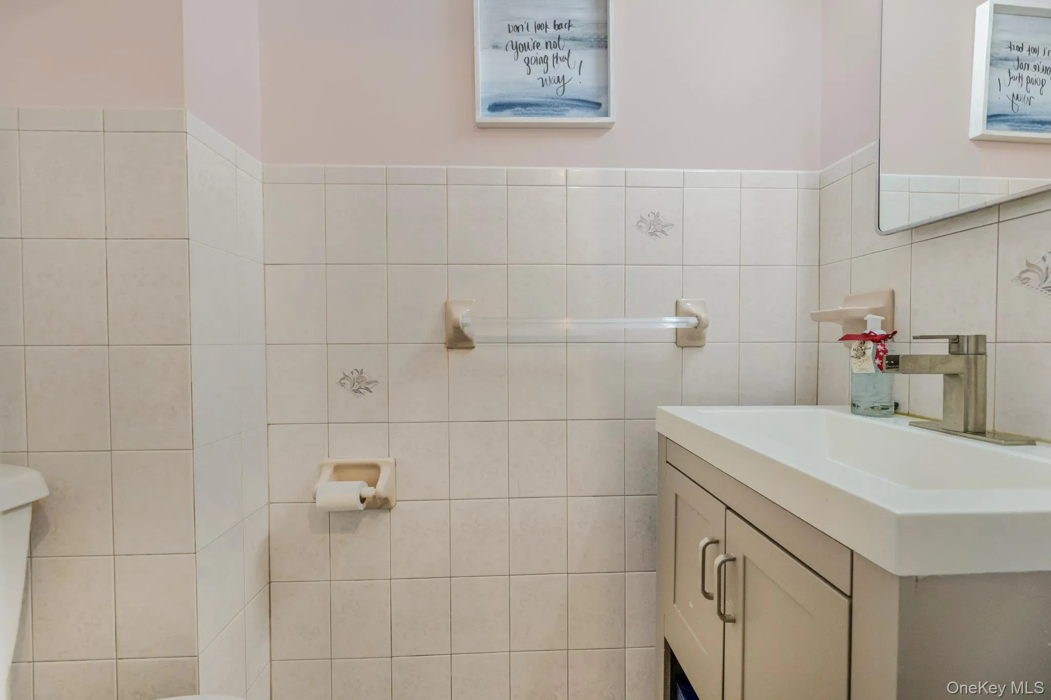 Bathroom with vanity and toilet Bathroom with vanity and toilet