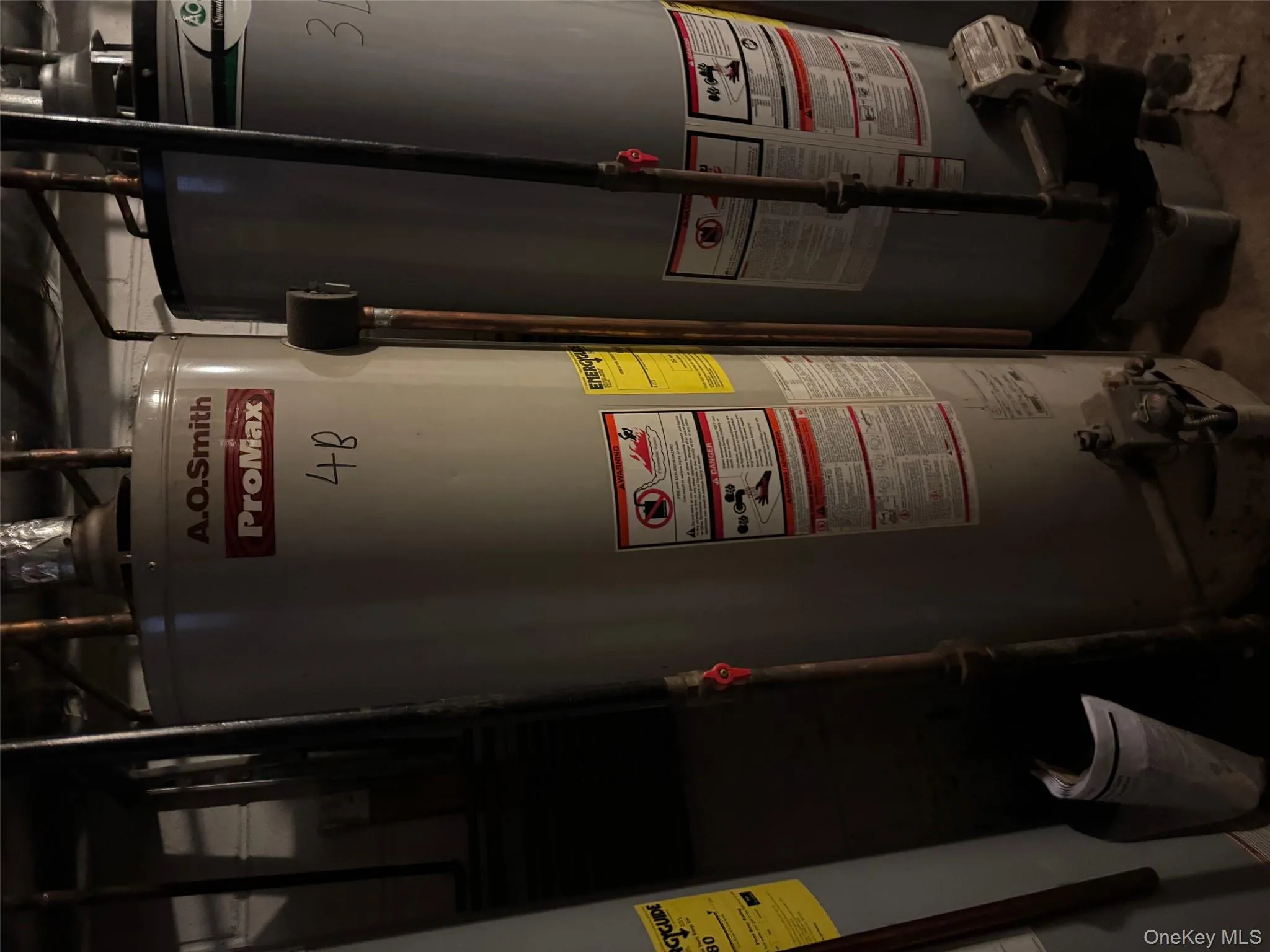 Utilities with gas water heater and water heater Utilities with gas water heater and water heater