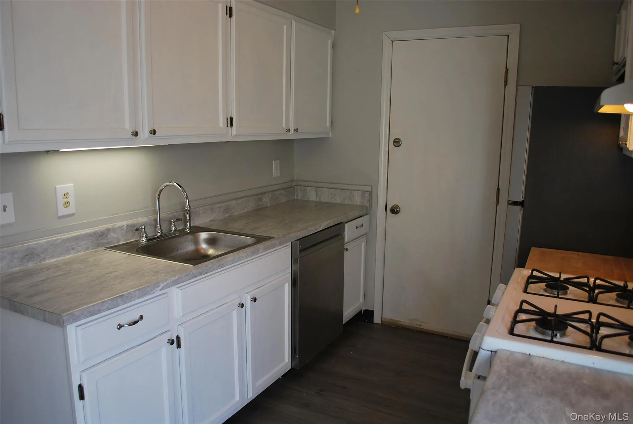 There is a slider that goes out to patio. There is a slider that goes out to patio.