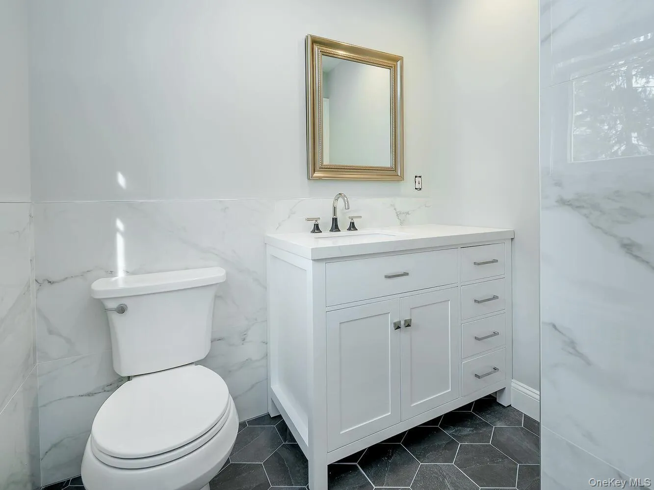 Newly Renovated Primary Bathroom. Shower almost completed Newly Renovated Primary Bathroom. Shower almost completed