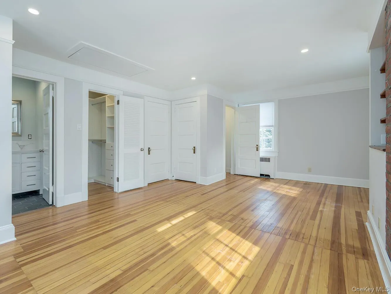 Primary Bedroom with Attic Space Primary Bedroom with Attic Space