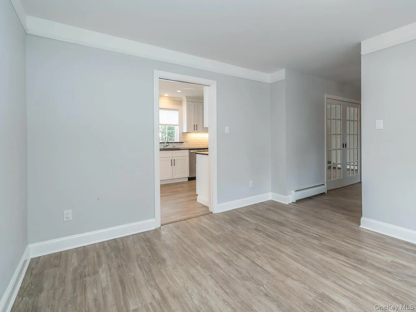 Dining Room with Pocket door off the Kitchen Dining Room with Pocket door off the Kitchen