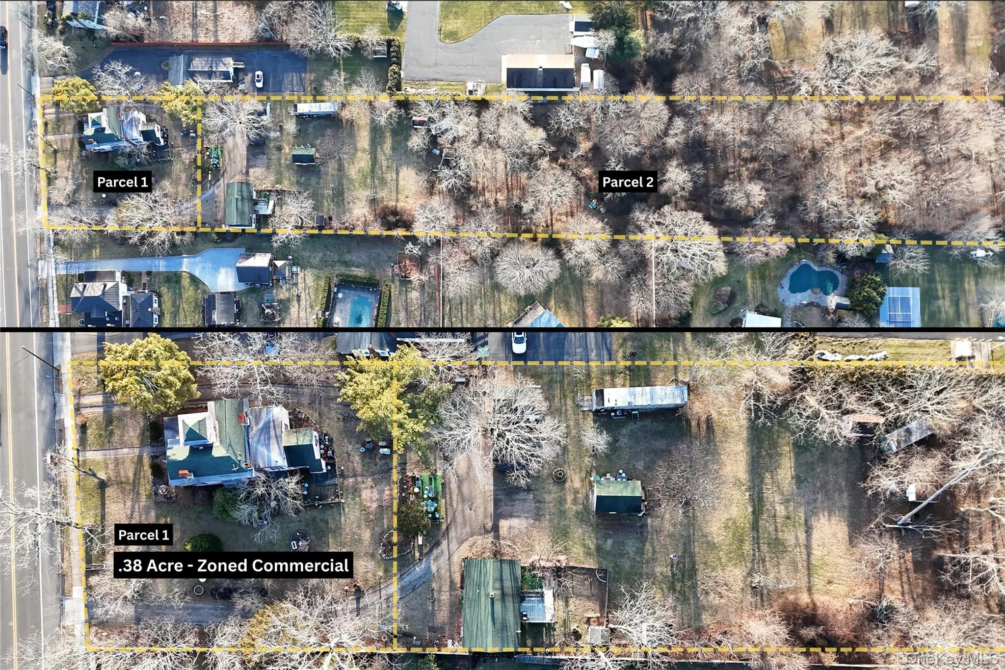Map of property location with property boundaries highlighted Map of property location with property boundaries highlighted