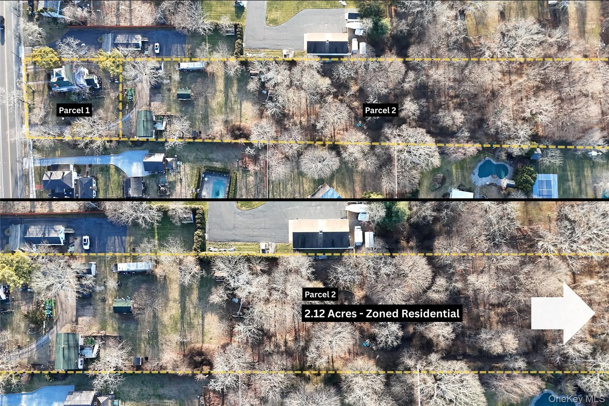 Aerial overview of property's location with property boundaries highlighted Aerial overview of property's location with property boundaries highlighted