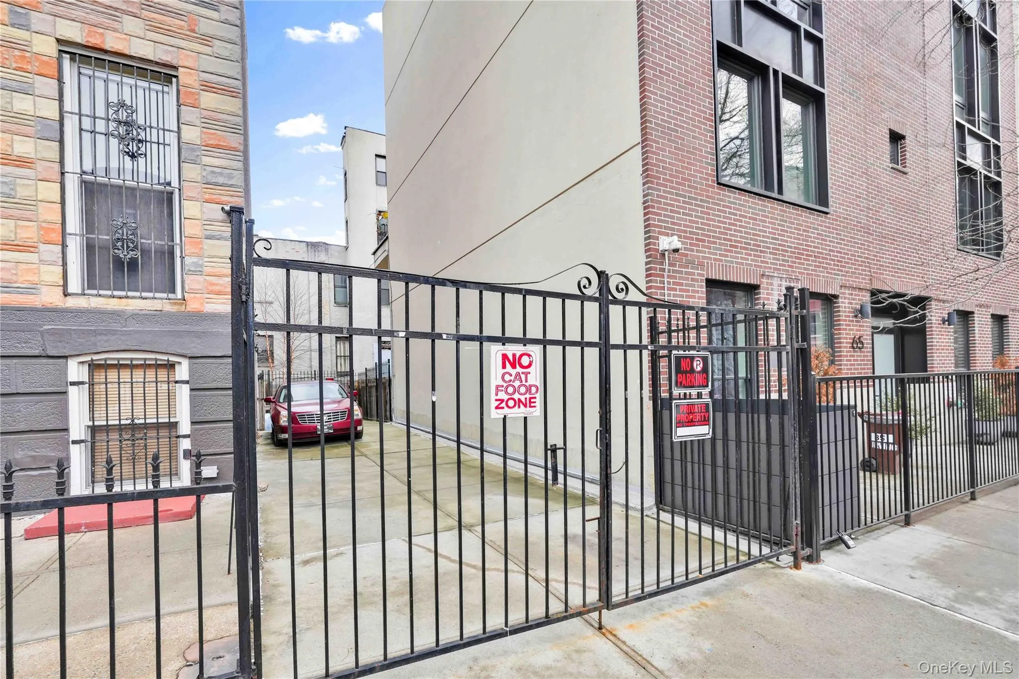 Gate featuring a fenced front yard Gate featuring a fenced front yard