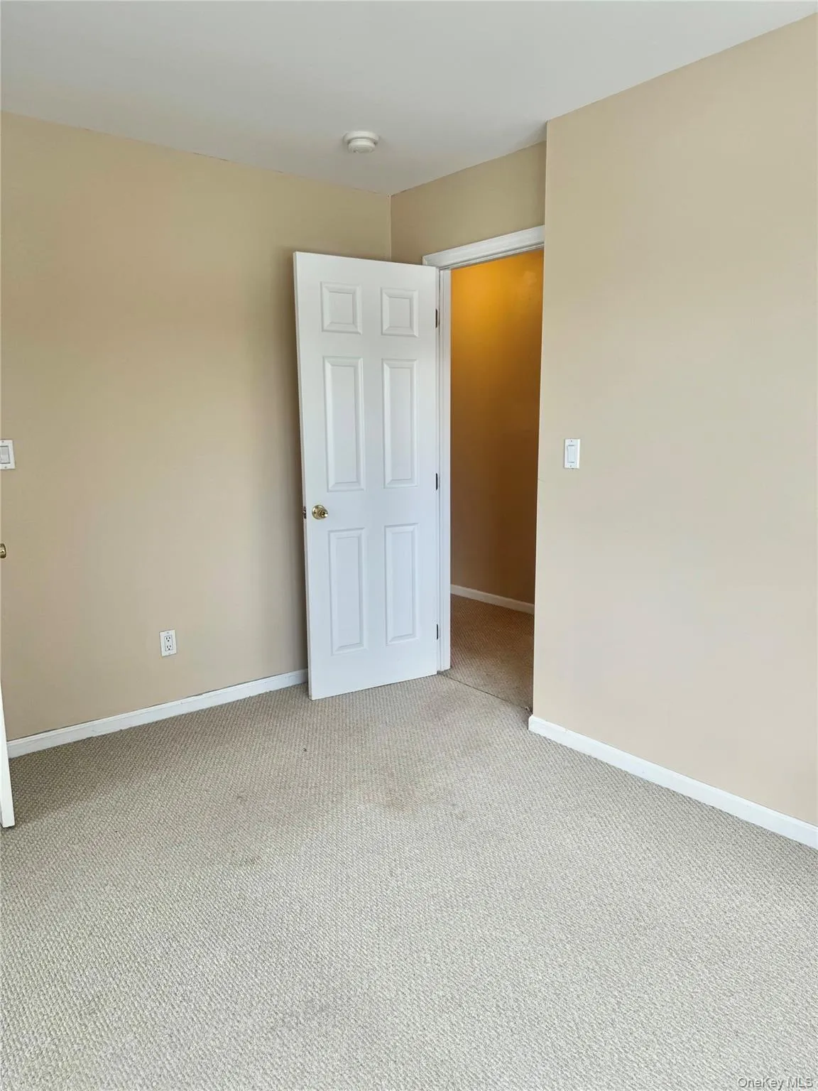 Carpeted spare room featuring baseboards Carpeted spare room featuring baseboards