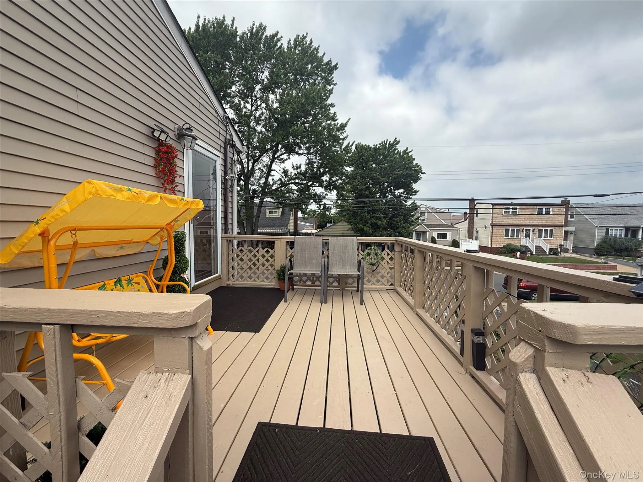 View of wooden deck View of wooden deck