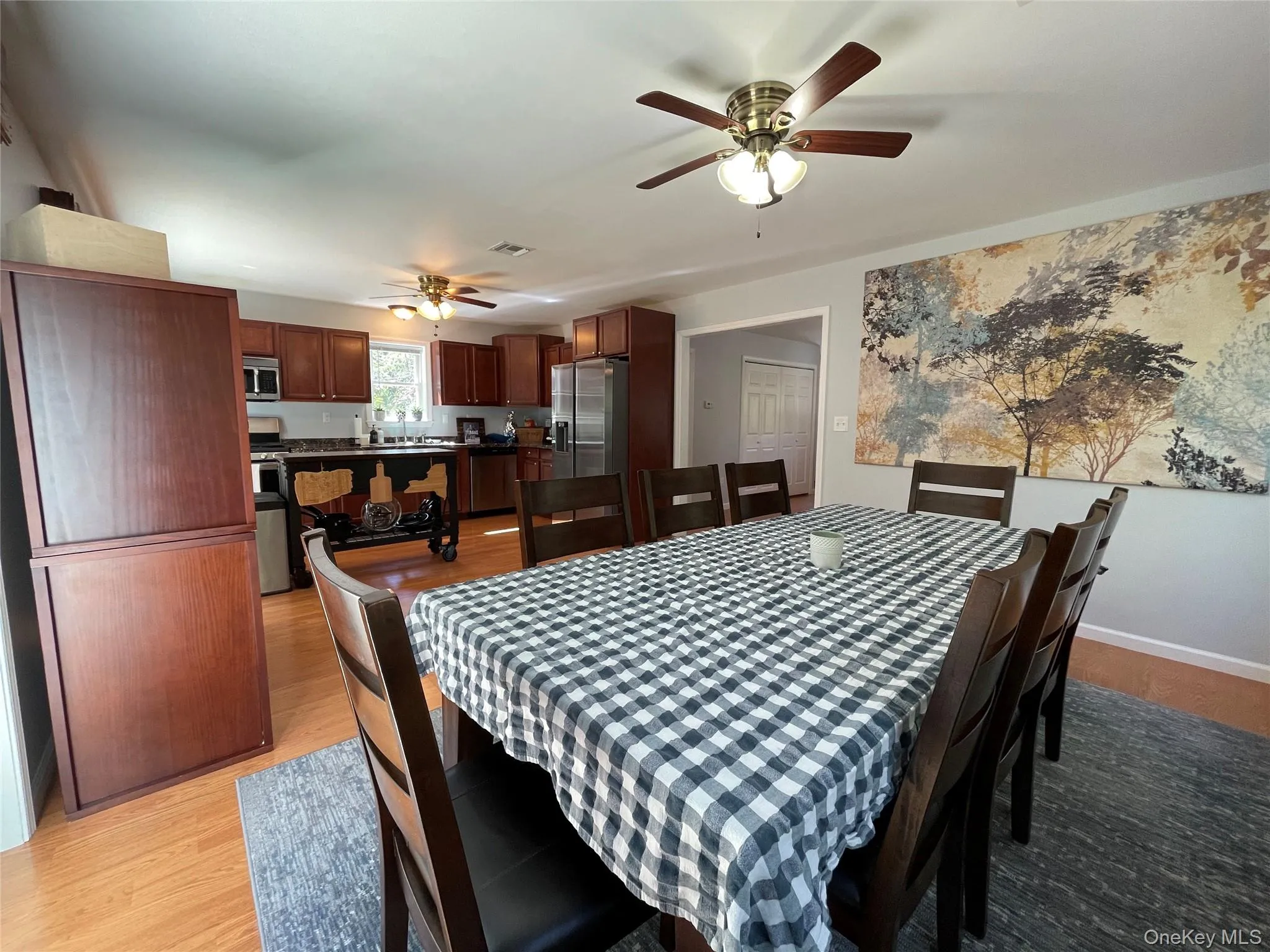 Dining area open to kitchen Dining area open to kitchen
