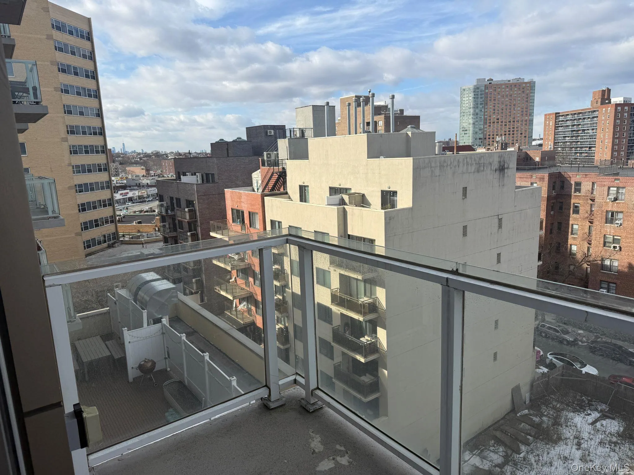 Balcony featuring a view of city Balcony featuring a view of city