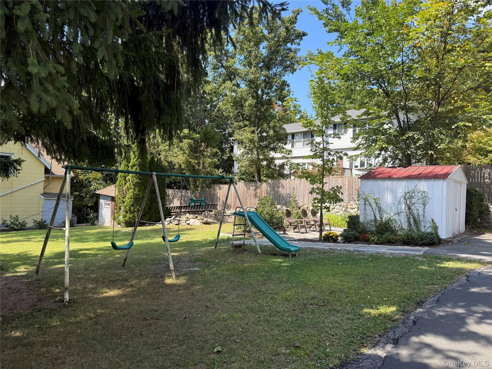 Shared back yard Shared back yard