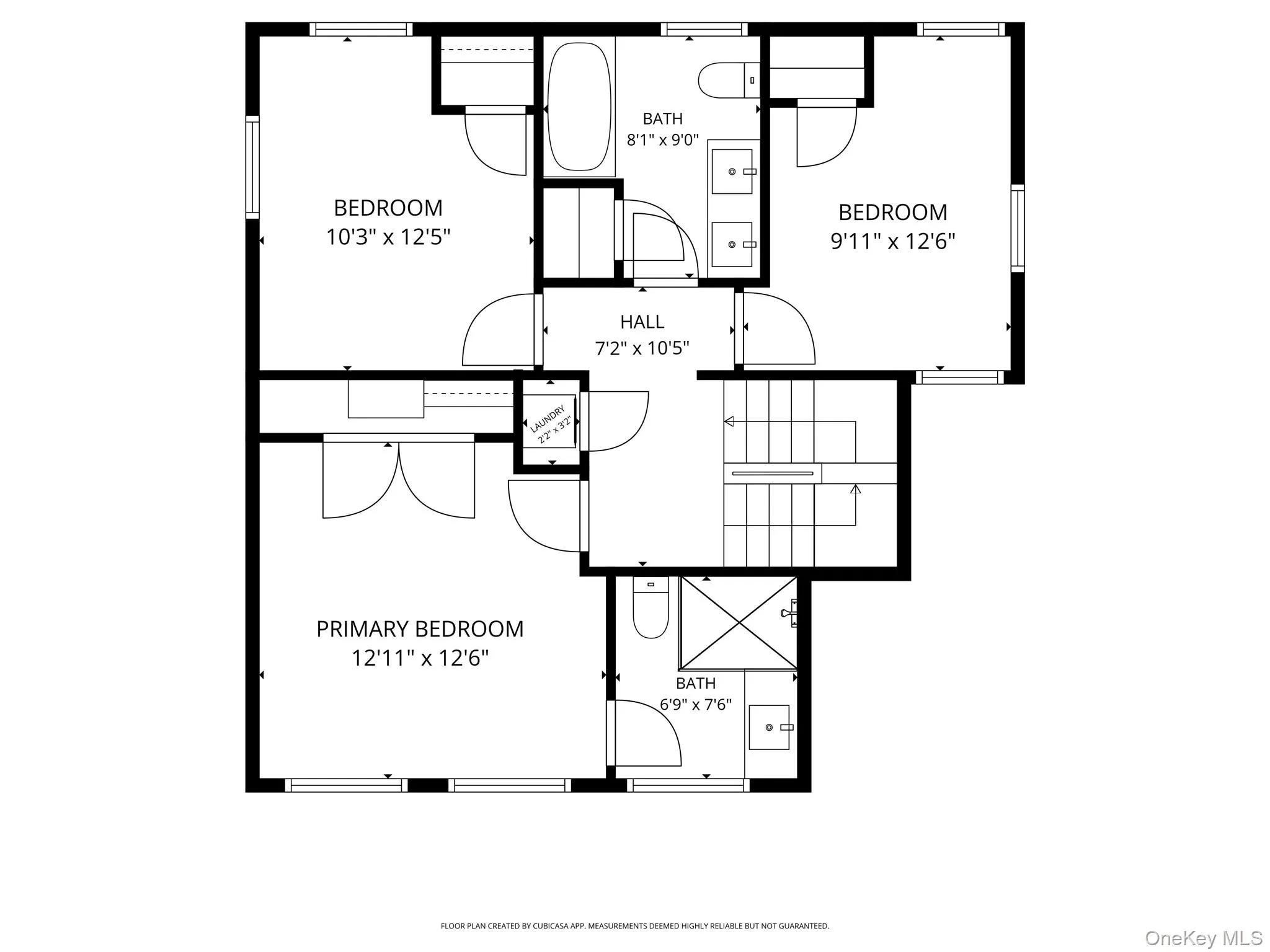 View of home second level floor plan View of home second level floor plan