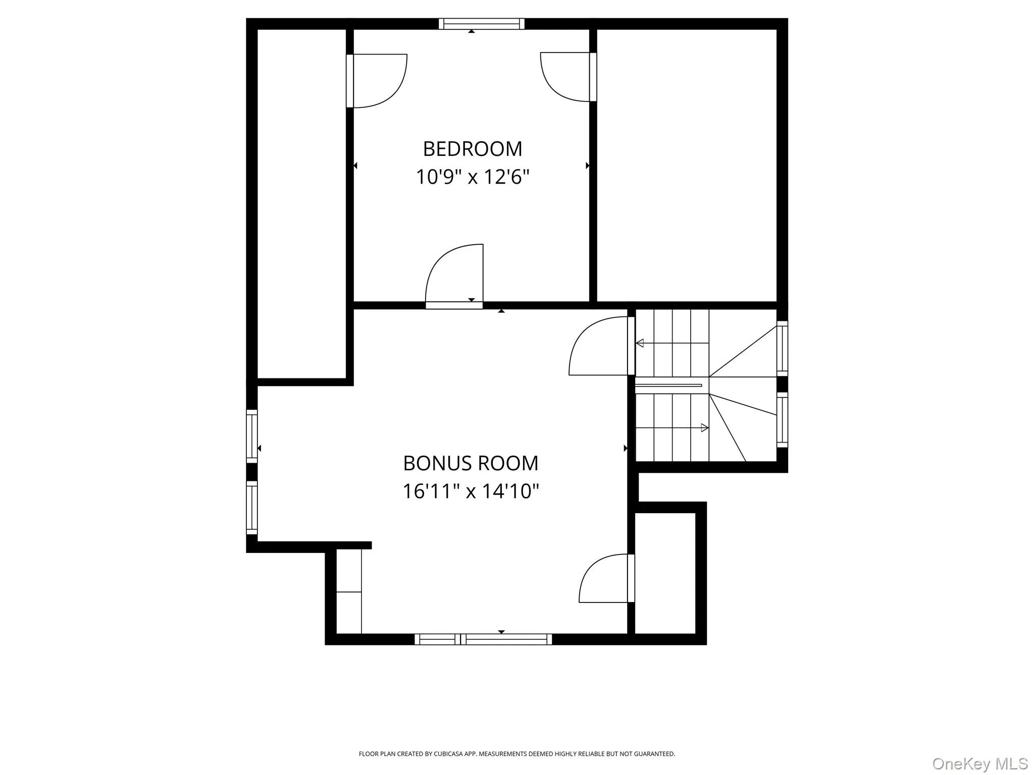 View of home third level floor plan View of home third level floor plan