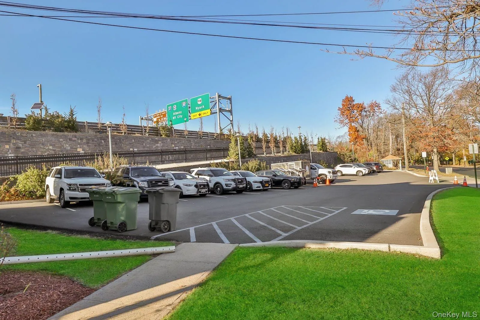 View of uncovered parking lot View of uncovered parking lot