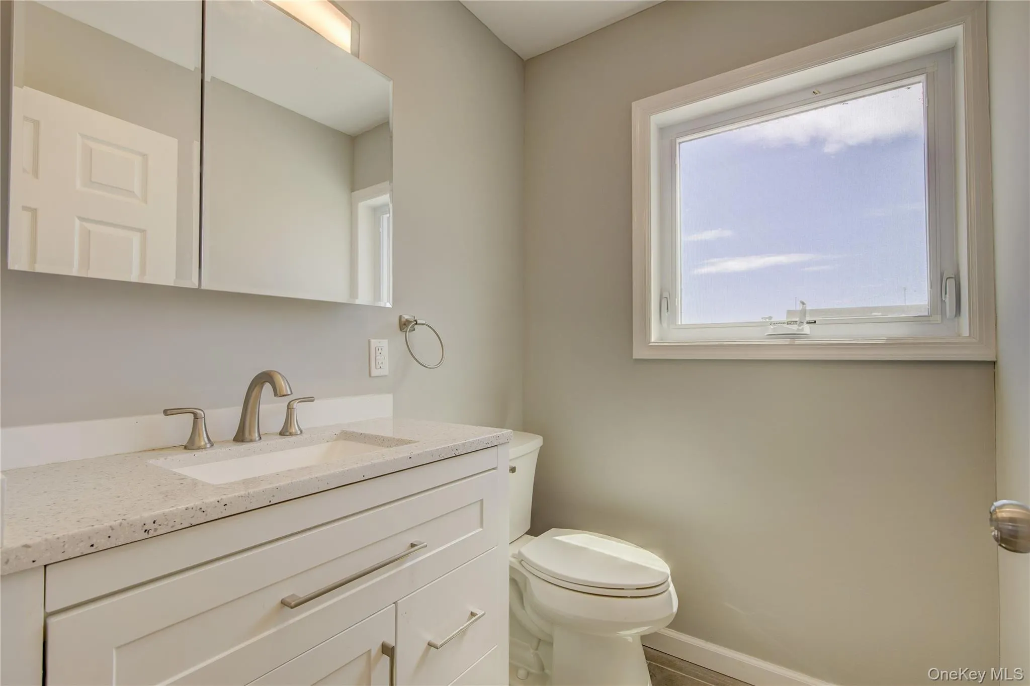 Bathroom with vanity and toilet Bathroom with vanity and toilet