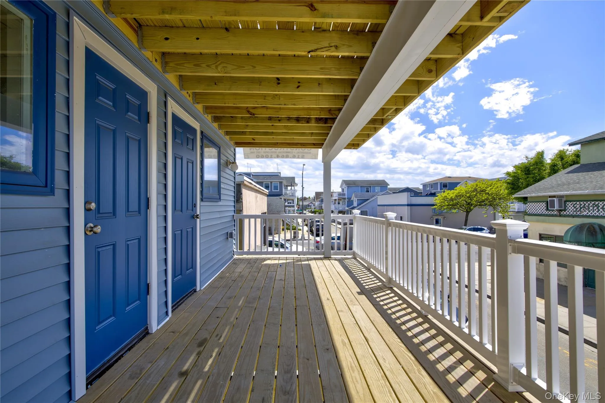 Deck featuring a residential view Deck featuring a residential view