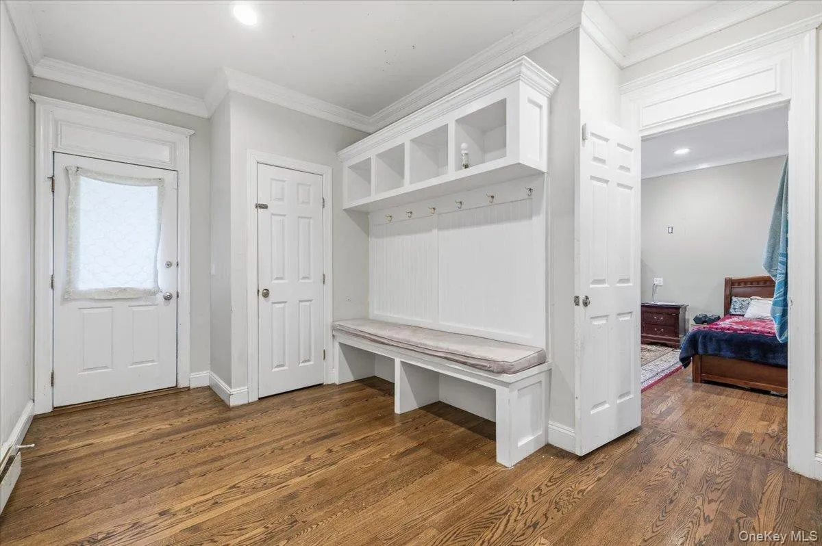 Mudroom with drop zone to Private Office or Guest Quarters. Mudroom with drop zone to Private Office or Guest Quarters.