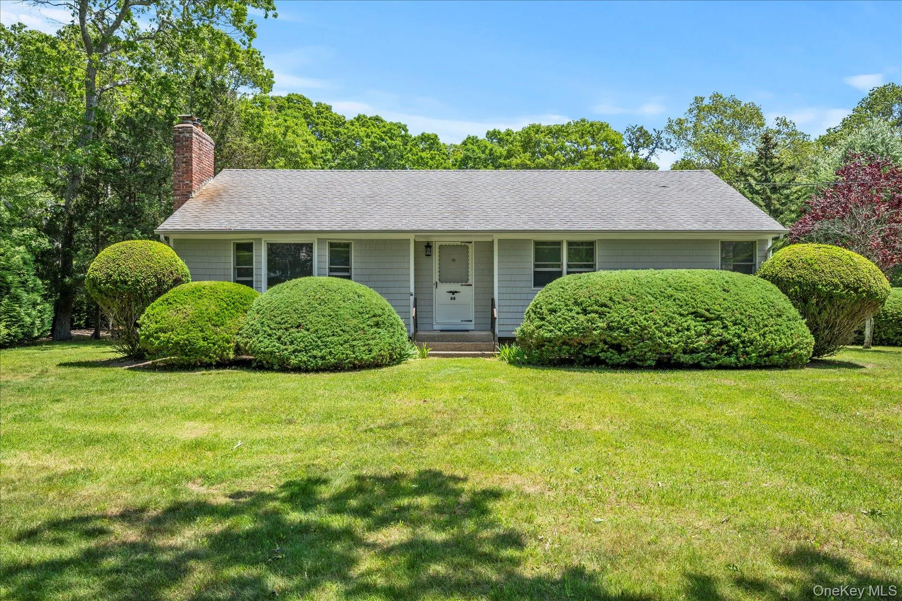 View of front of property with front lawn View of front of property with front lawn