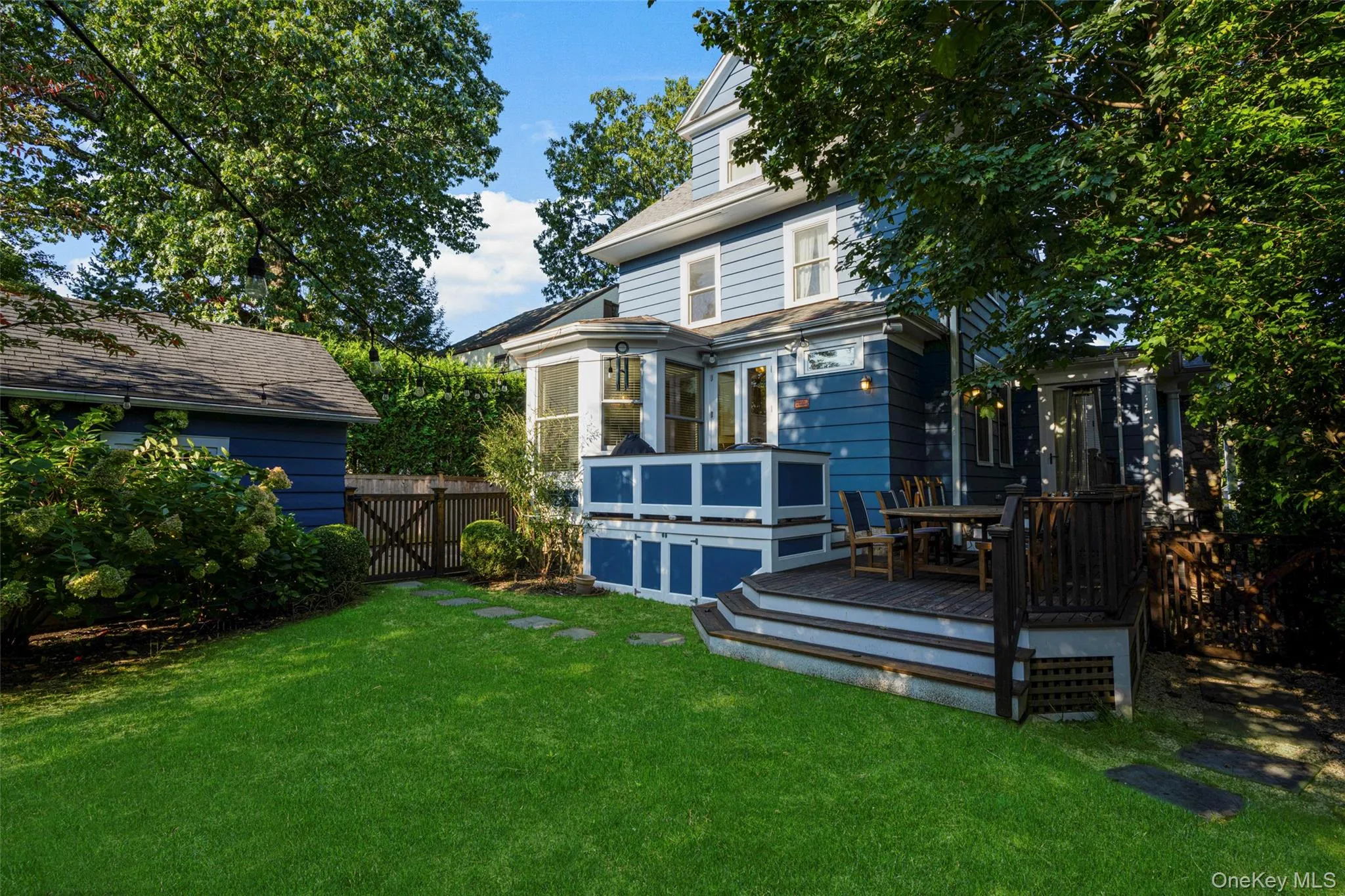 Kitchen opens to deck and to yard Kitchen opens to deck and to yard