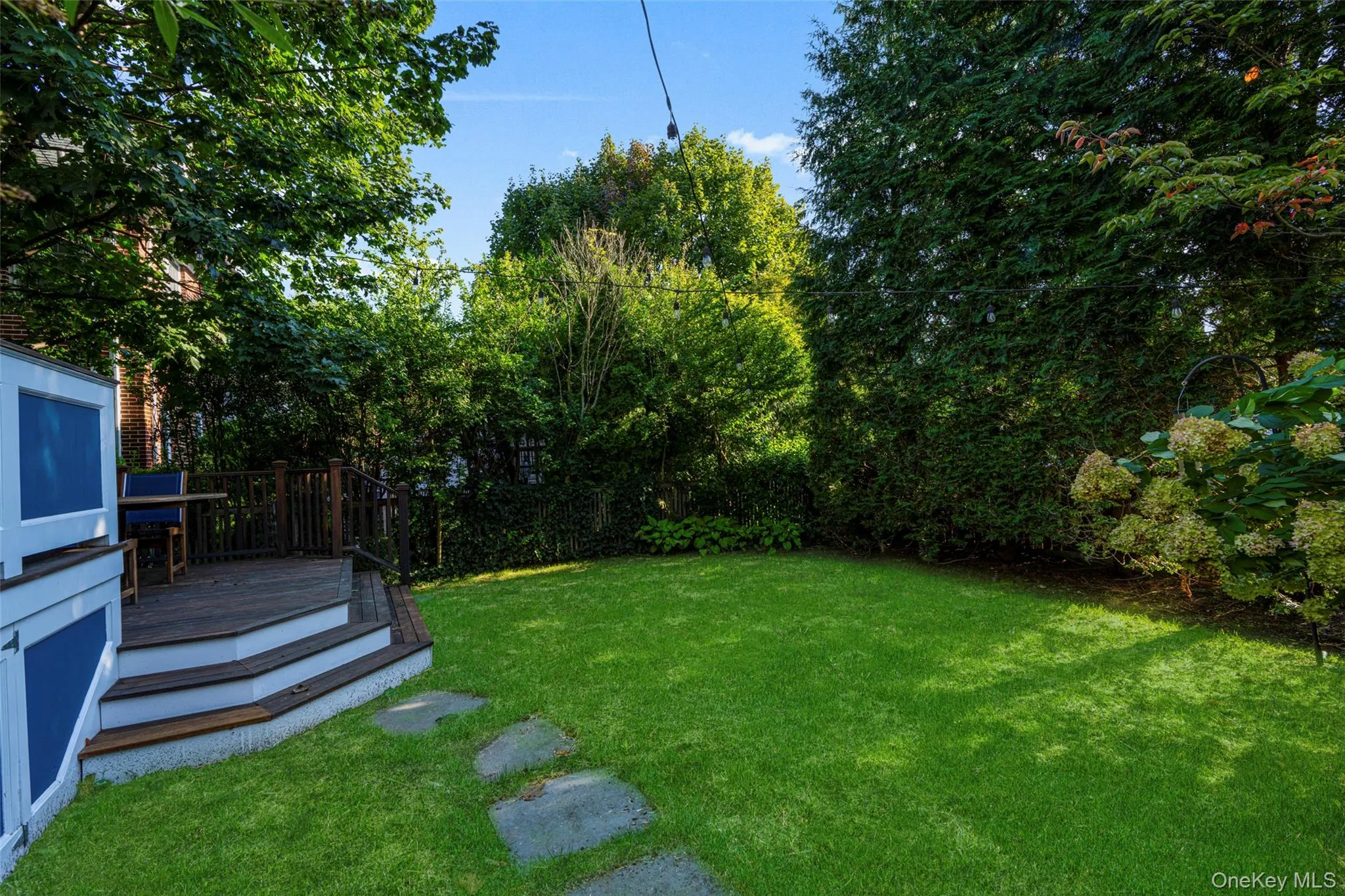 Backyard is fenced in Backyard is fenced in