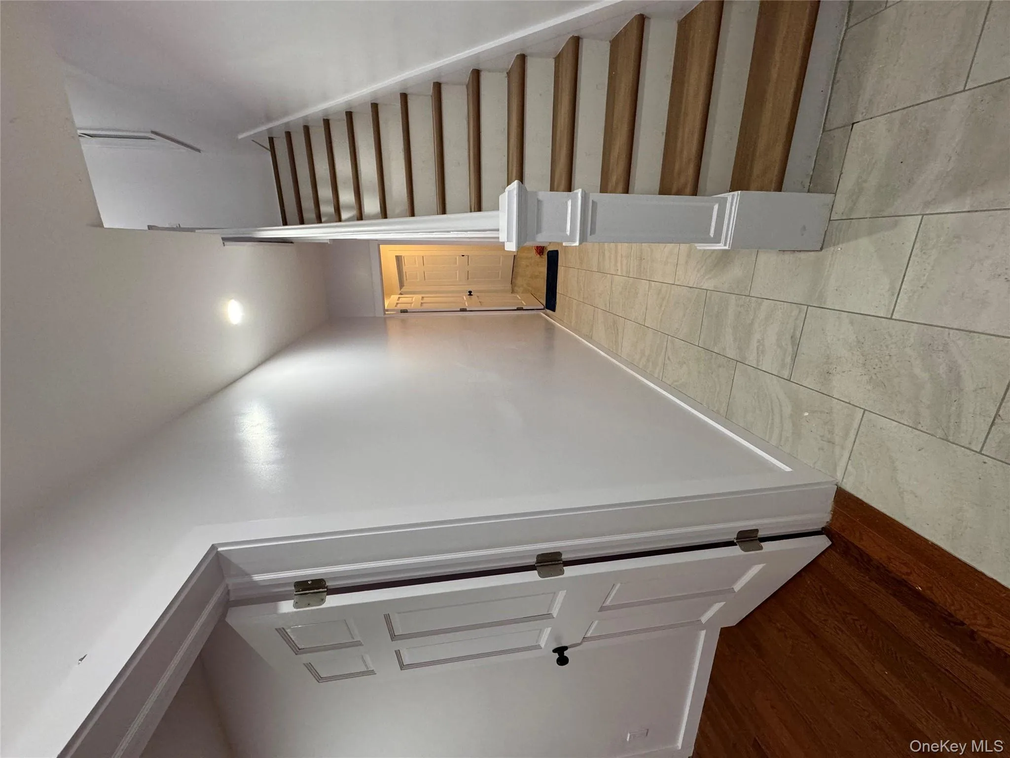 Stairs with baseboards Stairs with baseboards