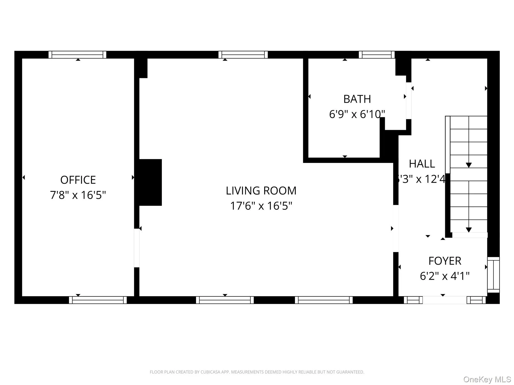 Street Level: Living room, Office, Bathroom, Entryway and Hallway. Street Level: Living room, Office, Bathroom, Entryway and Hallway.