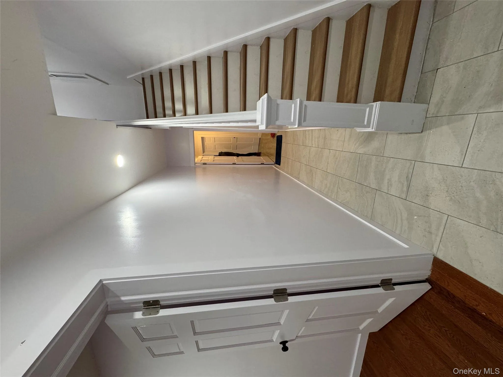 Stairs with baseboards Stairs with baseboards