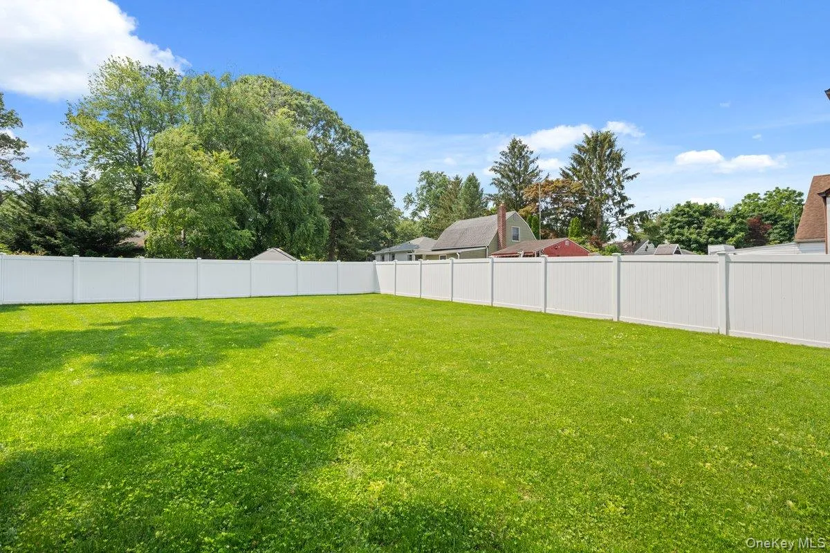 View of fenced backyard View of fenced backyard