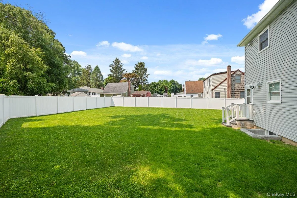 View of fenced backyard View of fenced backyard
