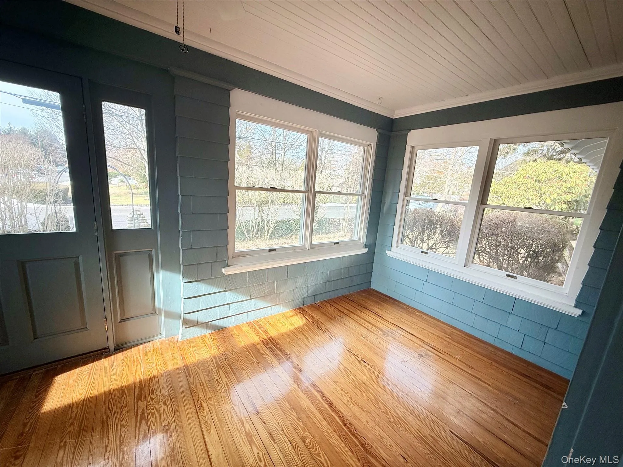 Enclosed front porch Enclosed front porch
